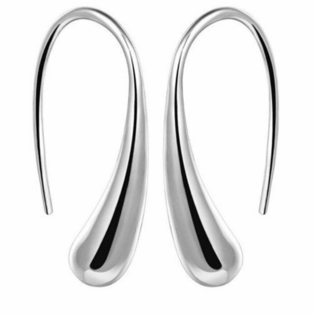 + Elegant Silver Teardrop Earrings